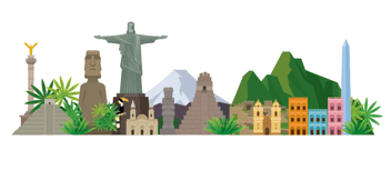 Famous monuments in Latin America