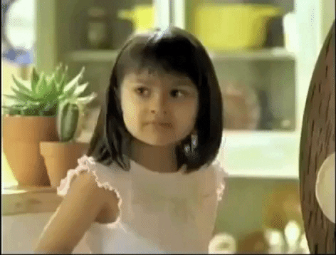 Little girl asking "Why don't we have both?"